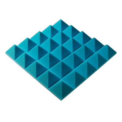 Acoustic foam panel Ecosound Pyramid Gain Blue 70 mm 45x45cm 