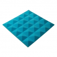 Acoustic foam panel Ecosound Pyramid Gain Blue 30 mm 45x45cm 