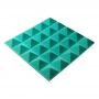 Купить acoustic foam panel ecosound pyramid gain green 50mm 45x45cm  по низкой цене