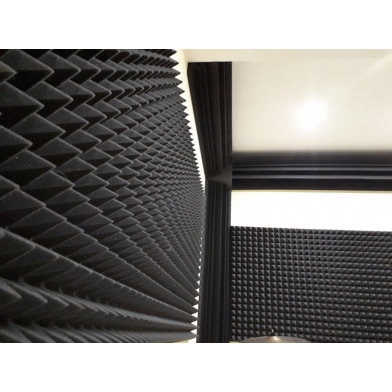 Купить acoustic foam panel ecosound pyramid pyramid velvet dark green 250x250x25mm  по низкой цене