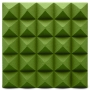 Купить acoustic foam panel ecosound pyramid pyramid velvet green 250x250x25mm  по низкой цене