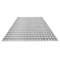 Acoustic foam Ecosound pyramid 15mm 1mx1m Color grey