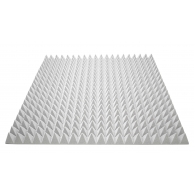 Acoustic foam Ecosound pyramid 70mm 1mx1m Color grey