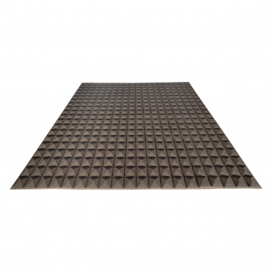 Купить acoustic foam ecosound pyramid 15mm 1m x 1m graphite black по низкой цене