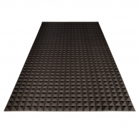 Acoustic foam Ecosound pyramid 20mm Color black graphite 2mx1m