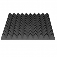 Acoustic foam Ecosound pyramid 40mm 50cmx50cm Graphite black