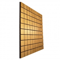 Acoustic panel Ecosound Tetras Wood Cream 100x100cm 30mm light oak color