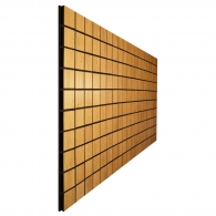 Acoustic panel Ecosound Tetras Wood Cream 100x200cm 30mm light oak color