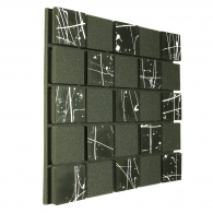 Acoustic panel Ecosound Tetras Acoustic Wood Picasso 50x50cm 50mm