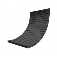 Acoustic foam panel Ecosound Tetras Black 100x200cm, 50mm