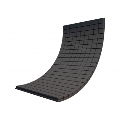 Купить acoustic foam panel ecosound tetras black 100x200cm, 50mm по низкой цене