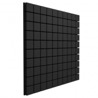 Acoustic foam panel Ecosound Tetras Black 100x100cm, 50mm