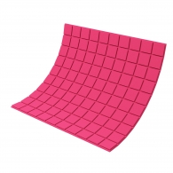 Acoustic foam panel Ecosound Tetras Color 20 mm thick, size 100x100 cm, pink