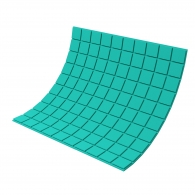 Acoustic foam panel Ecosound Tetras Color 20 mm thick, 100x100 cm, green