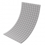 Купить acoustic foam panel ecosound tetras gray 100x200cm, 30mm, grey по низкой цене