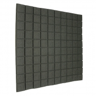 Ecosound Tetras Black non-combustible acoustic foam panel 1x1m, 30 mm