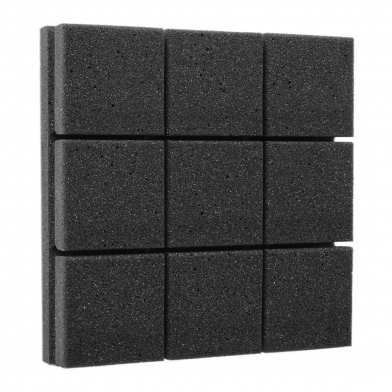 Купить ecosound tetras black fireproof acoustic foam panel 20x20cm , 30mm  по низкой цене