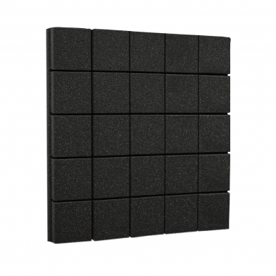 Купить ecosound tetras black fireproof acoustic foam panel 50x50 cm, 30 mm  по низкой цене