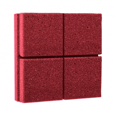 Купить ecosound tetras bordo non-combustible acoustic foam panel 20x20 cm, 30 mm, burgundy по низкой цене