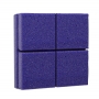 Купить ecosound tetras purple fireproof acoustic foam panel 20x20 cm, 30 mm, по низкой цене