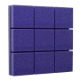 Купить panel made of non-combustible acoustic foam ecosound tetras purple 30x30 cm, 30 mm, по низкой цене