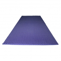 Acoustic foam non-flammable Ecosound cellular Wave 20mm 2mx1m purple