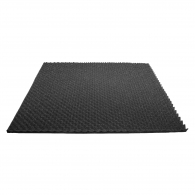 Acoustic foam non-flammable Ecosound cellular Wave 30mm 1mx1m black graphite