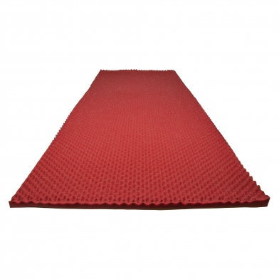 Купить acoustic foam non-flammable ecosound cellular wave 30mm 2mx1m burgundy по низкой цене