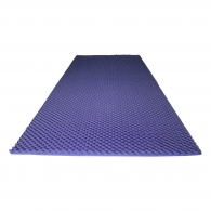 Acoustic foam non-flammable Ecosound mesh Wave 30mm 2mx1m purple