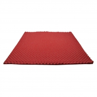 Acoustic foam non-flammable Ecosound cellular Wave 20mm 1mx1m burgundy