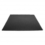 Acoustic foam non-flammable Ecosound cellular Wave 20mm 1mx1m black graphite