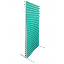 Acoustic screen Ecosound Acoustic Wave color 200х100 color green