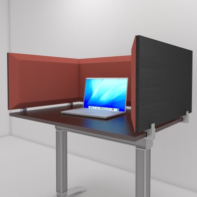 Купить desktop acoustic screen for office desks and call centers desktop acoustic screen color u-type по низкой цене