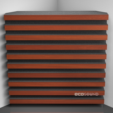 Купить bass trap ecosound comb apple-locarno 50 x 50 cm 100 mm brown по низкой цене