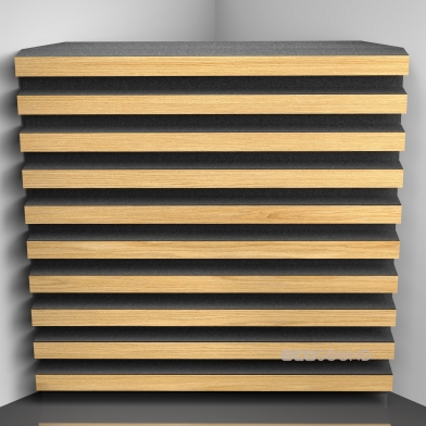 Купить bass trap ecosound comb apple-locarno 50 x 50 cm 100 mm brown по низкой цене