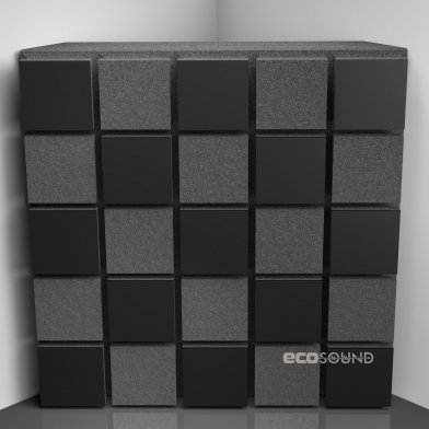 Купить bass trap ecosound tetras acoustic wood wenge 50 x 50 cm 150 mm brown по низкой цене