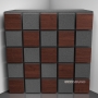 Купить bass trap ecosound tetras acoustic wood wenge 50 x 50 cm 100 mm brown bass trap по низкой цене