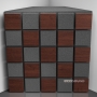 Купить bass trap ecosound tetras acoustic wood wenge 50 x 50 cm 150 mm brown по низкой цене