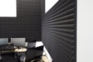 Application Example  Acoustic foam Ecosound smooth 2x1m 70mm black graphite