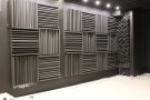 Application Example  Acoustic diffuser-diffuser Ecosound EcoDIFF foam black 150mm, 50x50 cm  