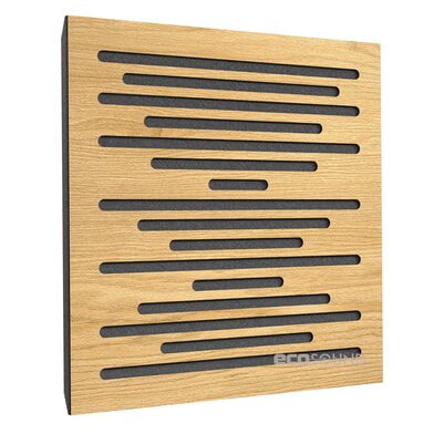 Купить acoustic panel ecosound ecowave cream 50x50 cm 53mm light oak по низкой цене