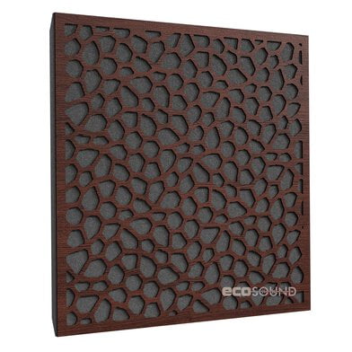 Купить acoustic panel ecosound econet apple-locarno 50 x 50 cm 53 mm brown по низкой цене