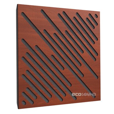 Купить acoustic panel ecosound diagonal apple-locarno 50 x 50 cm 33 mm brown по низкой цене