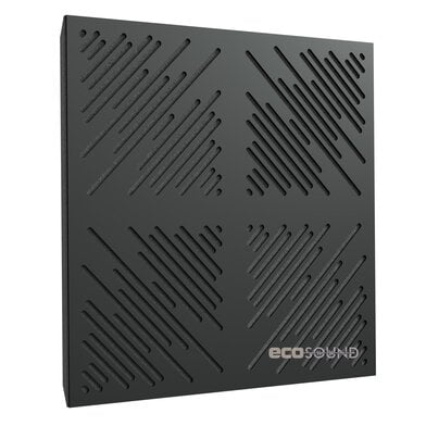 Купить acoustic panel ecosound 4diagonals wenge 50 x 50 cm 33 mm brown по низкой цене