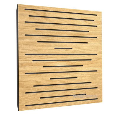 Купить acoustic panel ecosound ecopulse cream 50x50 cm 53mm light oak по низкой цене