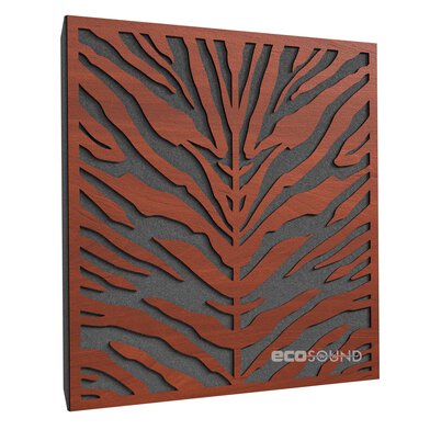 Купить acoustic panel ecosound zebra apple-locarno 50 x 50 cm 33 mm brown по низкой цене