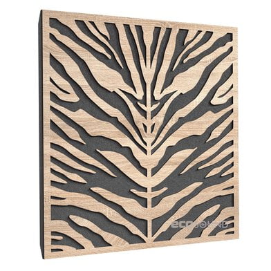 Купить acoustic panel ecosound zebra apple-locarno 50 x 50 cm 53 mm brown по низкой цене