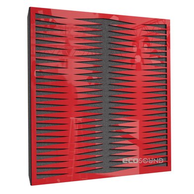 Купить acoustic panel ecosound backgammon plastic red 50 x 50 cm 73 mm по низкой цене