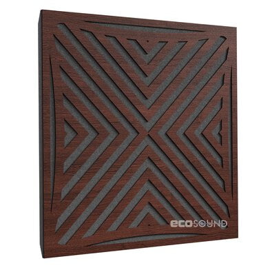 Купить acoustic panel ecosound urban apple-locarno 50 x 50 cm 33 mm brown по низкой цене