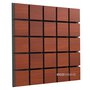 Купить acoustic panel ecosound tetras wood apple-locarno 50 x 50 cm 33 mm brown по низкой цене